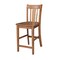 Whitewood Industries Solid Wood San Remo Counter Height Dining Stool - 24" Seat Height S42-102 - alternate 1